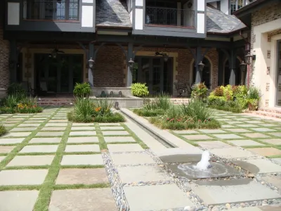 Water Features and Fountains — Landscape Design project by Thompson's Landscaping in Houston