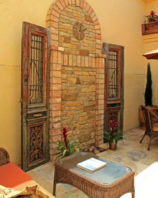 Solana Beach Italian Atrium Courtyard by Torrey Pines Landscape Co., Inc