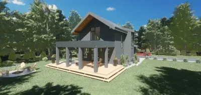 Lone Cabin — Architectural & Building Design Services project by Pacific Home Source LLC