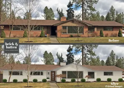 Midcentury Modern in Spokane, WA — Architectural & Building Design Services project by Brick&batten