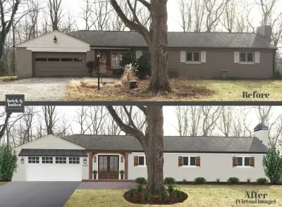 Zionsville Ranch Renovation — Architectural & Building Design Services project by Brick&batten