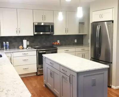 Gray and White Kitchens — Kitchen Remodeling project by Jim Carver & Sons Home Improvements