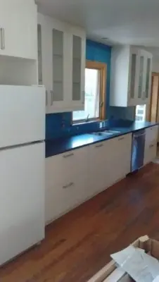 Blue Epoxy Countertop Kitchen Remodel — Kitchen Remodeling project by ABN Homes, LLC