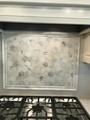 Kitchen Tile Splashback — Kitchen Remodeling project by Northshore Renovations