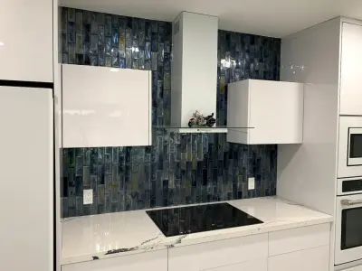 Cinematic Cuisine — Kitchen Remodeling project by All Wood Kitchens & Closets