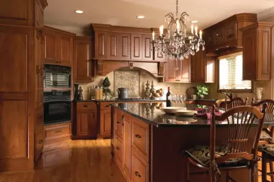 Classic Wooden Kitchen by Cabinets Etc By Design