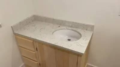 Vanity Setup — Kitchen Remodeling project by Classic Stoneworks