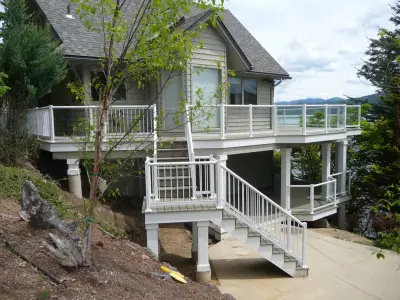 Lake House Deck Renovation — Kitchen Remodeling project by Allure Construction And Design, Inc