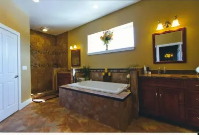 spacious shared bathroom — Kitchen Remodeling project by Gatesman Kitchen & Bath