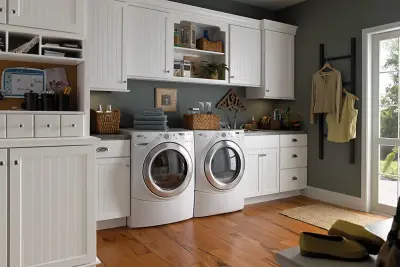 Laundry and Mudroom Spaces — Kitchen Remodeling project by Kitchens And Baths By Cardigan