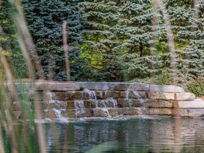 Milford, MI - Backyard Pool Bar Landscape Design & Install by Troy Clogg Landscape Associates