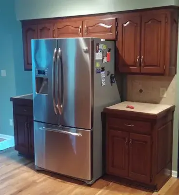 Leawood Kitchen Renovation Upgrades Space, Replacing Peninsula with Island — Kitchen Remodeling project by Mission Kitchen & Bath