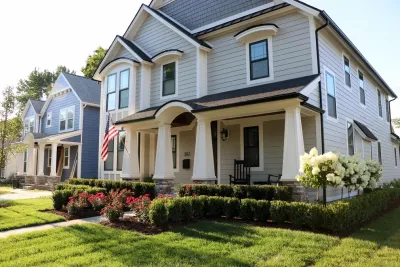 Plymouth, MI - Residential Front Yard Design & Build — Landscape Design project by Troy Clogg Landscape Associates in Plymouth