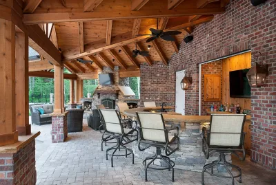 Blackwater Backyard Pool Oasis — Landscape Design project by TruDesign Studio in Myrtle Beach