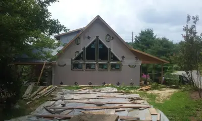 Log Cabin Extension — Kitchen Remodeling project by DHM Remodeling