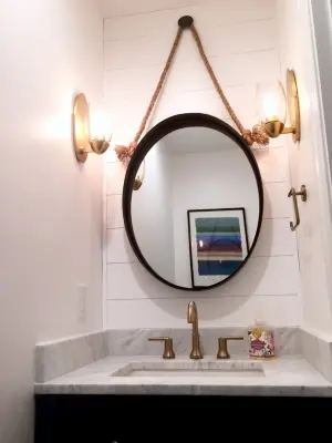 London Bridge Lavatory — Kitchen Remodeling project by Bekah Wagner Design