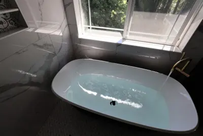 Lori's Spa Renovation, Lake Whatcom, Northshore Bellingham WA — Kitchen Remodeling project by Bellinghamhomeworks