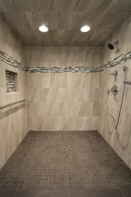 Lutherville Inclusive Restroom — Kitchen Remodeling project by Taylor Made Custom Contracting Inc.