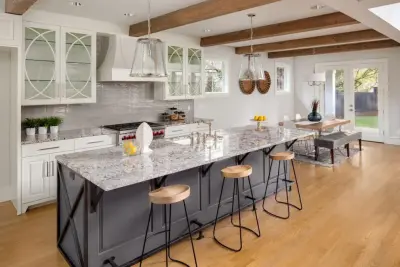 Luxury Kitchen in Farmhouse Style — Kitchen Remodeling project by Miller & Sons Construction Group