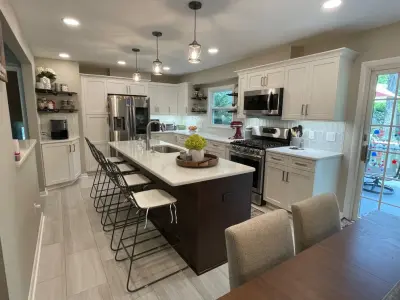 Premium Vinyl Flooring — Kitchen Remodeling project by M Zuckerman Contracting LLC
