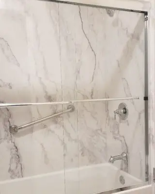 Moreno Valley Marble Bathroom Renovations — Kitchen Remodeling project by American Home Remodeling
