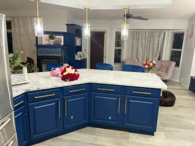 Azure stone residence — Kitchen Remodeling project by Granite USA