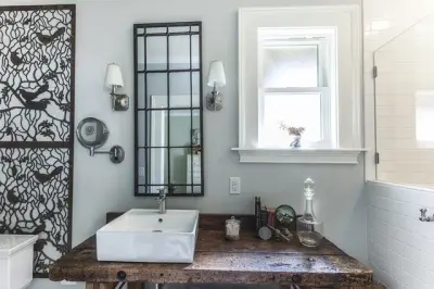 Eclectic Riverside Avenue Master Bathroom — Kitchen Remodeling project by Centerbeam Construction