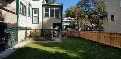 New outdoor spaces for a 125 year old Italianate — Landscape Design project by Twig Landscape Design, LLC in Oak Park