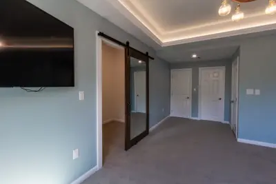 Bold Shower Renovation for Primary Suite — Kitchen Remodeling project by IKitchens Etc, LLC
