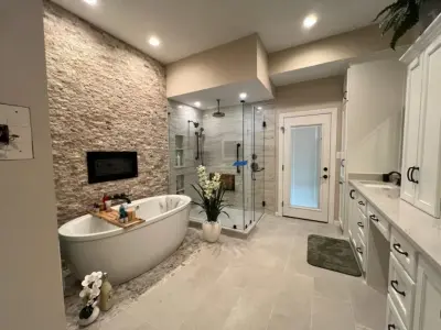 Primary Bathroom Renovation — Kitchen Remodeling project by Artisan Tile Remodeling
