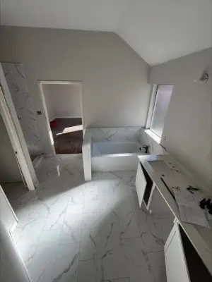 Luxury Bathroom Renovation — Kitchen Remodeling project by All Maintenance And Remodels