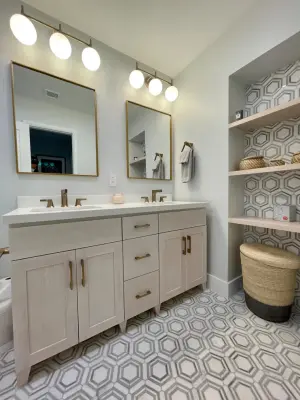 High Pines Primary Suite and Bathrooms — Kitchen Remodeling project by Orange Home - Design | Remodel | Build