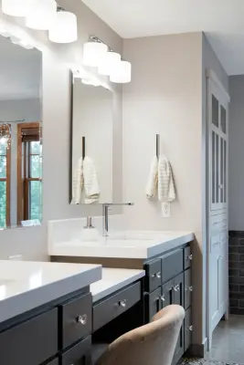 MG Primary Bathroom — Kitchen Remodeling project by Neighborhood Building & Remodeling Co.