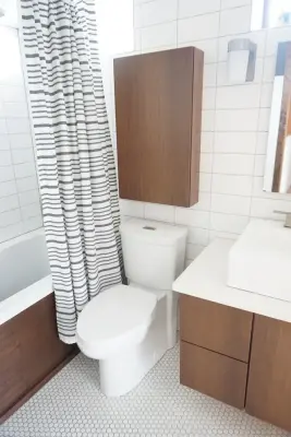 Mid-Century Bathroom Remodel — Kitchen Remodeling project by Affordable Kitchens & Baths