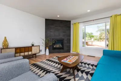 Bright and Airy Midcentury Modern — Kitchen Remodeling project by More Brothers Construction