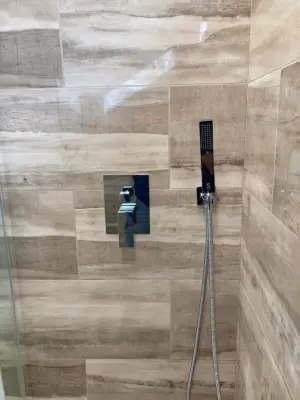Simplistic Shower Renovation — Kitchen Remodeling project by Home Design Construction