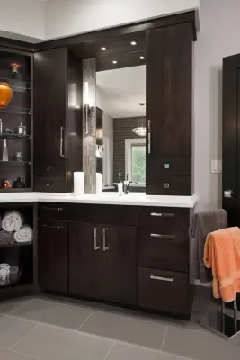 Contemporary Restroom by HC Remodel & Design