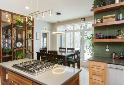 Diverse Materials, Playful Kitchen — Kitchen Remodeling project by RWS Remodeling