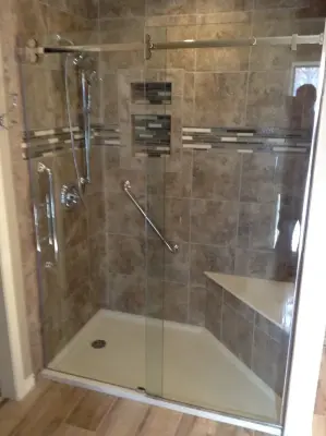 Contemporary Restroom — Kitchen Remodeling project by Re-Bath