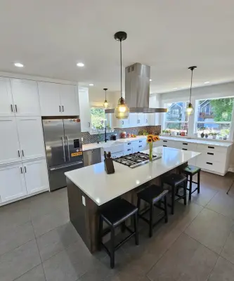 Contemporary Craftsman Kitchen Design — Kitchen Remodeling project by Silver Peak Design Build