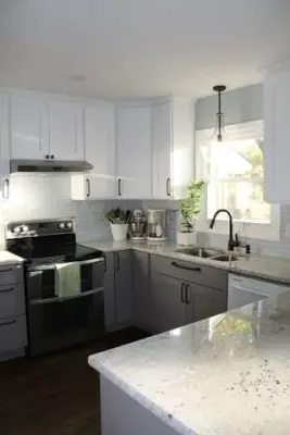 Contemporary Farmhouse: Moderate — Kitchen Remodeling project by MKM Home Design + Planning