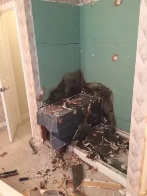 Contemporary Master Bath Overhaul — Kitchen Remodeling project by Redoux, LLC.