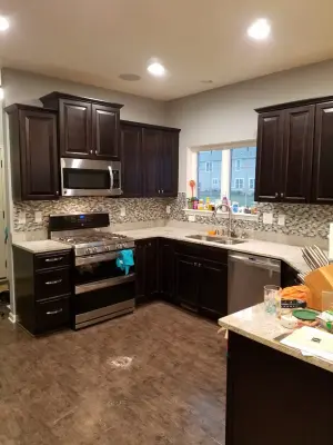 Contemporary Mosaic Wall Tile — Kitchen Remodeling project by Paramount Tile Design