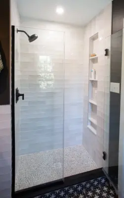 Contemporary Rustic Bathroom Makeover — Kitchen Remodeling project by James C Schell LLC