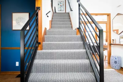 Contemporary Staircase Renovation — Kitchen Remodeling project by NextGen Remodeling LLC