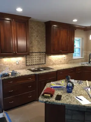 Mohr kitchen wall tile — Kitchen Remodeling project by Steele Remodeling, LLC.