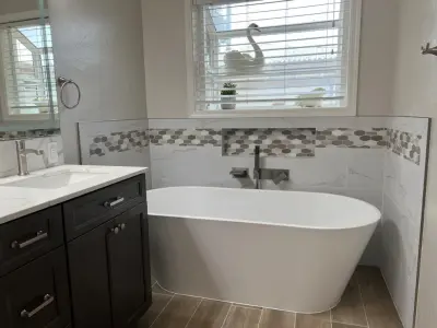 Santa Cruz Bathroom Renovation — Kitchen Remodeling project by Inspired Building & Design