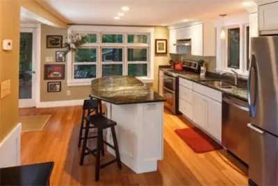 Montpelier, VT Kitchen Remodel and Custom Features — Kitchen Remodeling project by Cypress Woodworks LLC