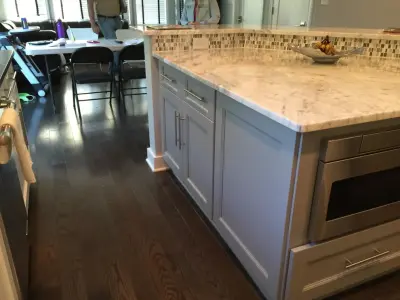 Morganville Modern Kitchen — Kitchen Remodeling project by Len's Remodeling And Contracting Services