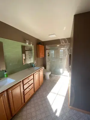 Muskego Bathroom Renovation — Kitchen Remodeling project by Paramount Tile Design